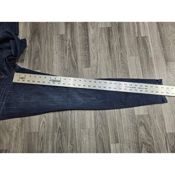 Gap Legging Jeans Womens 6 / 28R Dark Blue Stretch Skinny Denim 5 Pocket Zip Fly - Picture 9 of 11